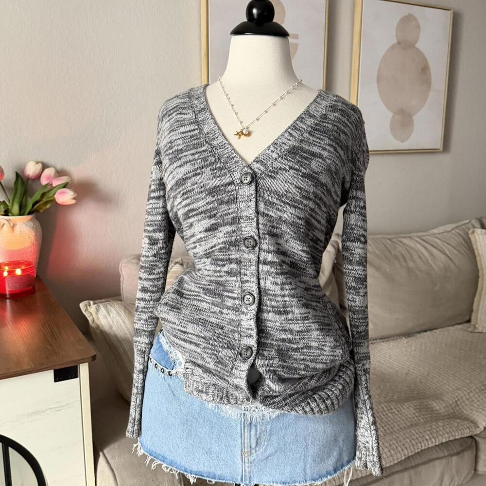 Gap Marled Button-Up Cardigan - image 1